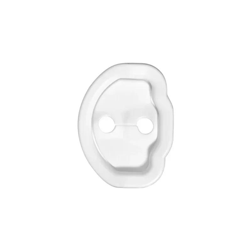 

1/4pcs For Tesla Model 3/Y Car Door Mute Damping Cushion Silicone Door Lock Buckle Car Door Anti-collision Protective Cover 1pc білий