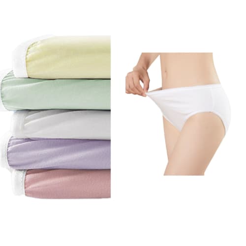 

Mirhua Disposable Underpants, Hygienic, Individually Wrapped Travel Accessories, Color, 100% Cotton, Individually Wrapped (L), Individually Wrapped