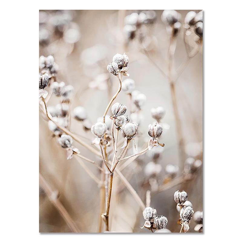 Pastoral Nature Scenery Plants Canvas Paintings Nordic Animal Reed Quotes Posters Modern Print Pictures for Wall Art Home Decor