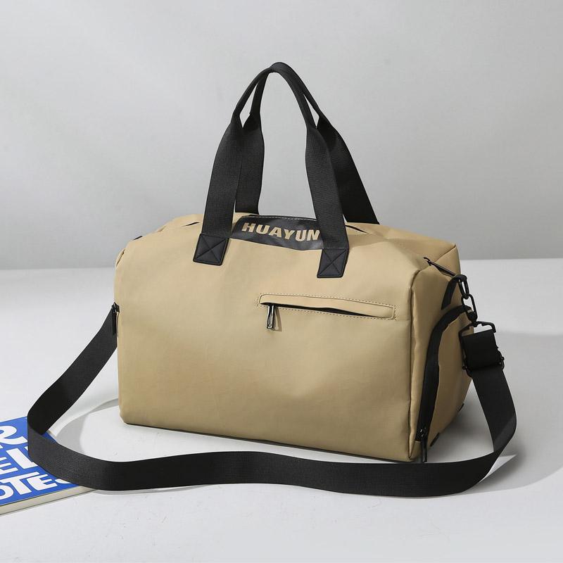Geantă de gimnastică ușoară bărbați hidrofugă, uscată și umedă, geantă de călătorie separare pantofi Genți femei, geantă portabilă de călătorie de capacitate mare