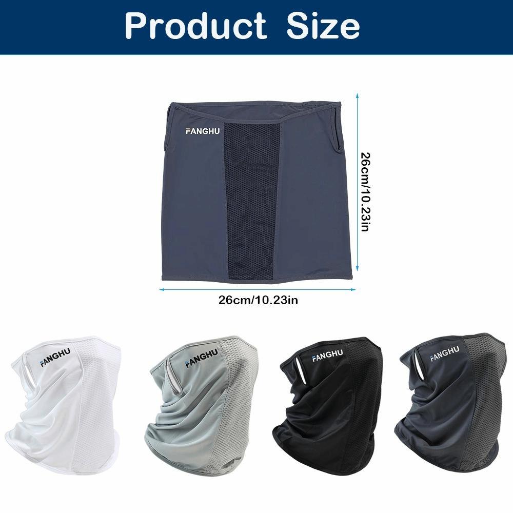 New UV Protection Summer Sunscreen Mask Breathable Thin Ice Silk Mask Traceless Neck Wrap Cover