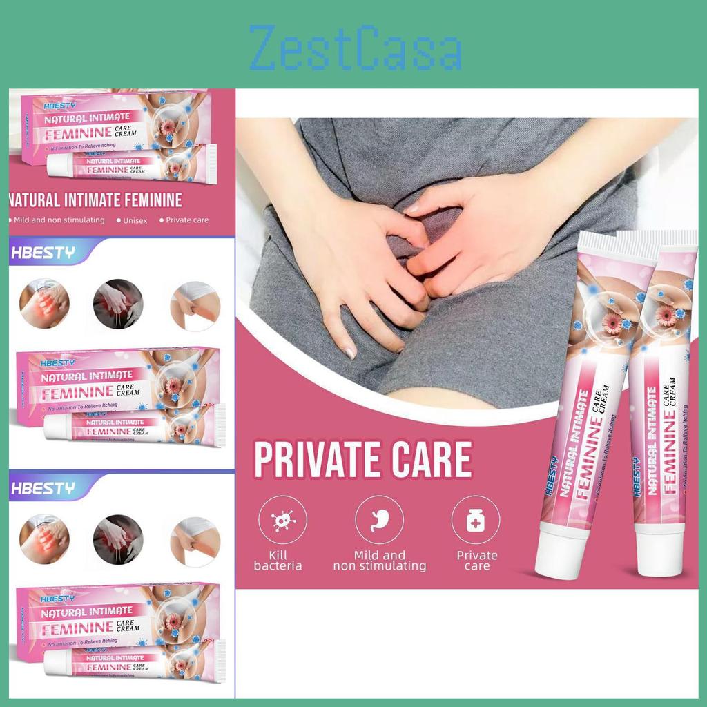 Hbesty Natural Herbal Itch Relief Cream Gentle Refreshing Formula For Women