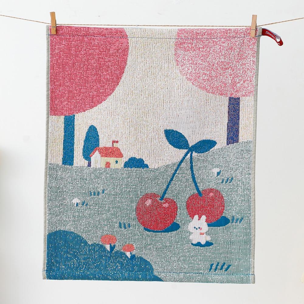 34x40cm Large Hand Towel Cartoon Quick Dry Pure Cotton Dish Cloth Decorative 4 Layer Cotton Gauze Handkerchief Towel