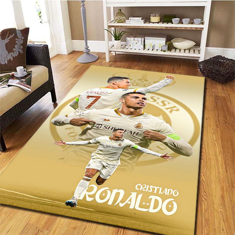 Cristiano Ronaldo Carpet Rug for Living Room Bedroom Home Sofa Decoration,Kids Play Non-slip Floor Mat