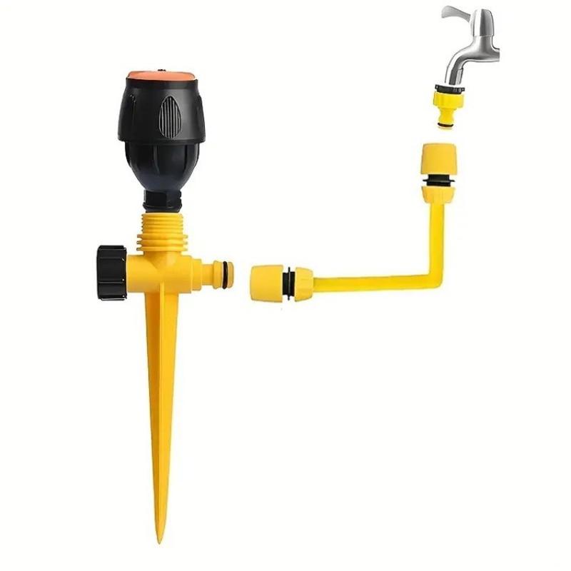 2 Sets Garden Sprinkler 360 Degree Rotation Irrigation Watering System Plant Watering Sprinkler For Agriculture Lawn Farm