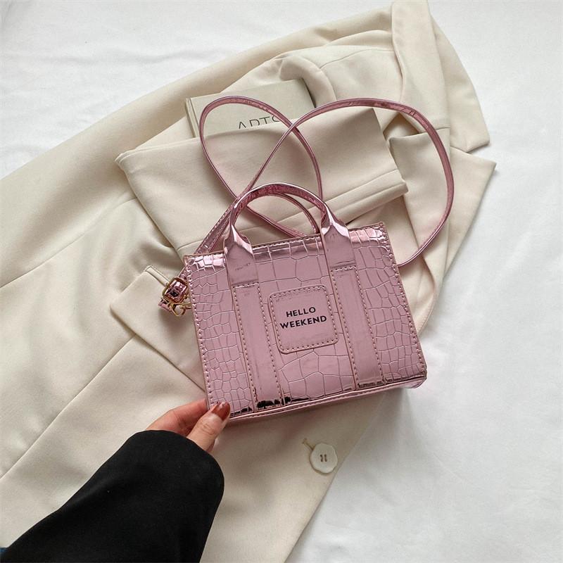 Fashionable Pu Leather Crossbody Bag Elegant Small Square Bag For Daily Use