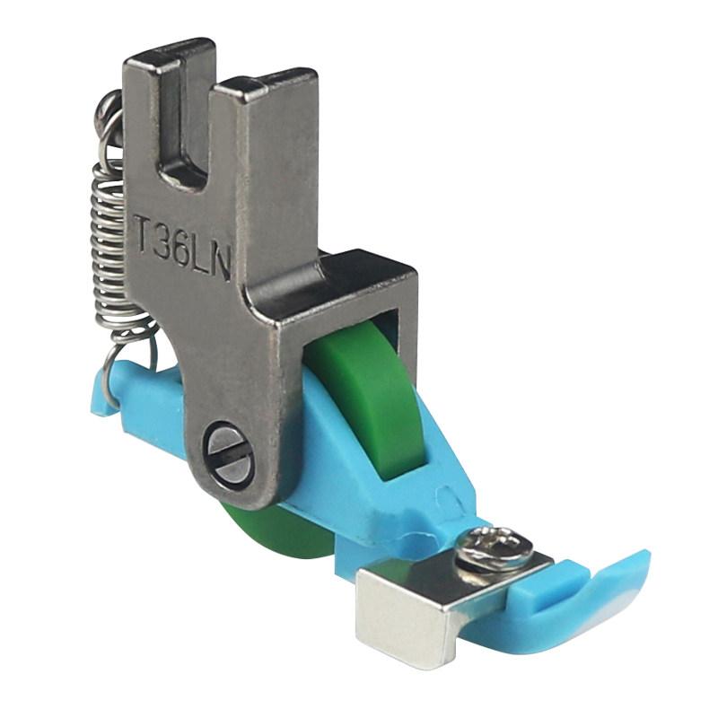 Universal Invisible Zipper Foot T36LN Width Adjustable Slot Design Roller Drive Presser Foot for Industrial & Computerized Lock
