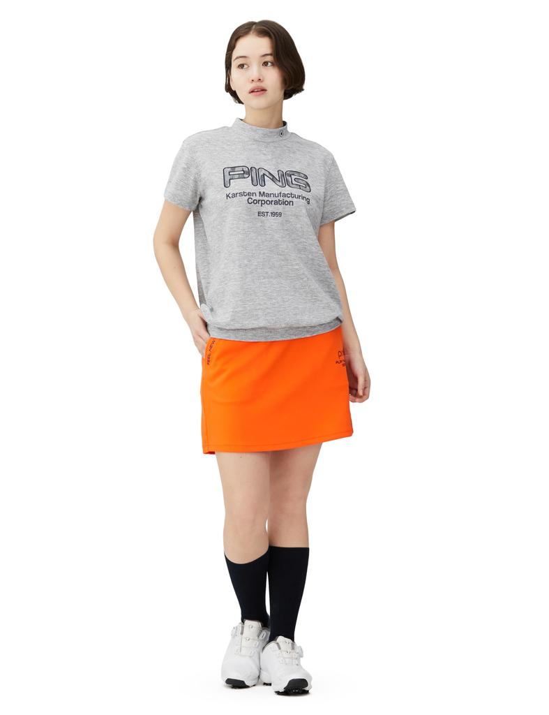 Moisture Wicking Quick Dry Skirt UV Golf L [Pin Apparel] Women's (All-Directional Stretch, Protection) / / 622-4134202 150_Orange