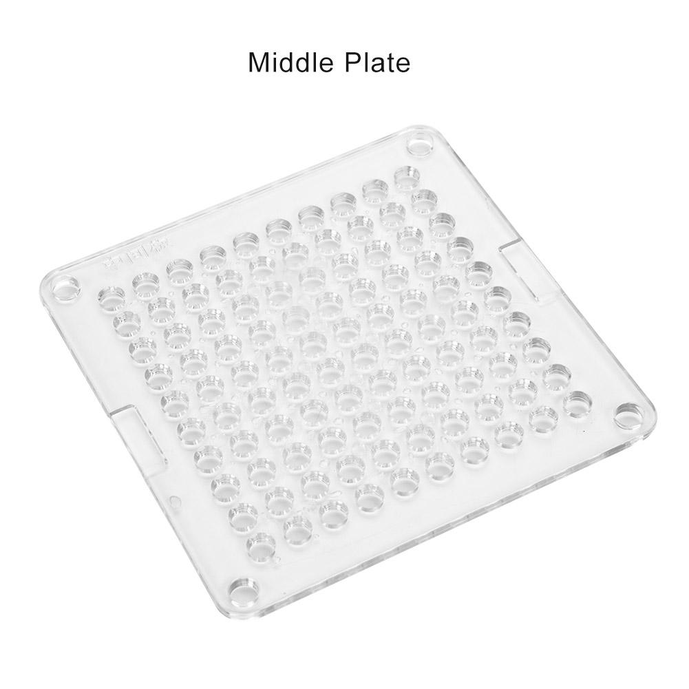 Empty Capsule Plates 100 Holes Manual Vitamins Powder Pressing Plate Capsules Filling Tool 0#
