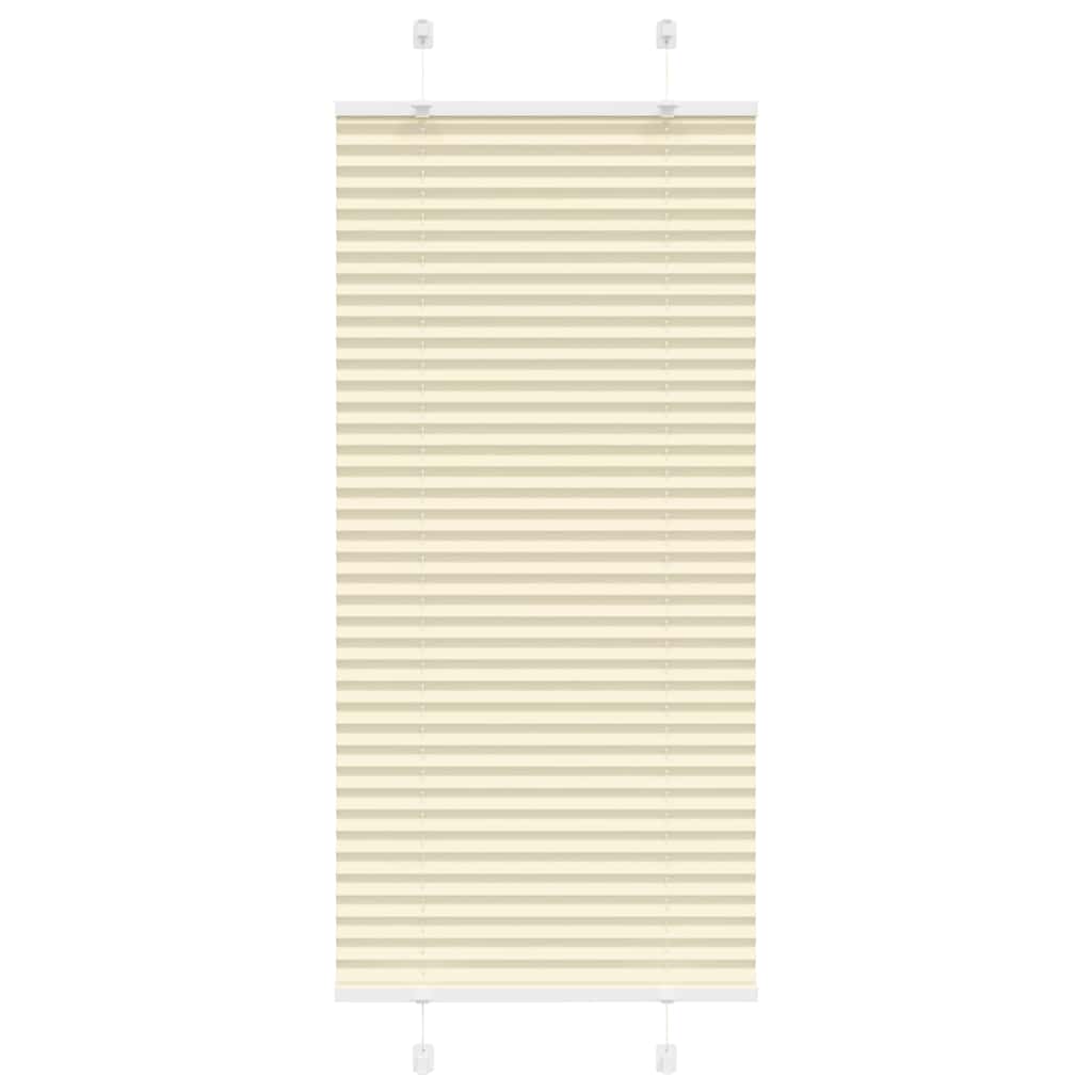 Cream Pleated Blind 60X100 Cm Fabric Width 59.4Cm