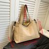 Canvas Schoudertas met Grote Capaciteit, Dagelijkse Draagtas, Multifunctionele Dames Schoudertas, Handtas Schoudertas