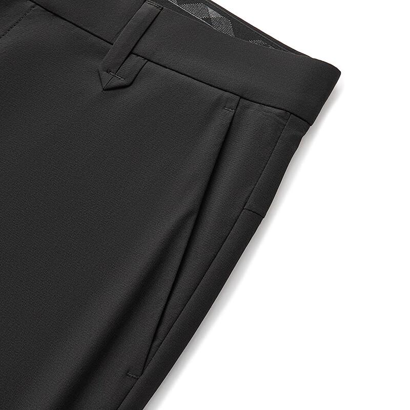 Qipai Men's Cupro Blend Business Casual Trousers