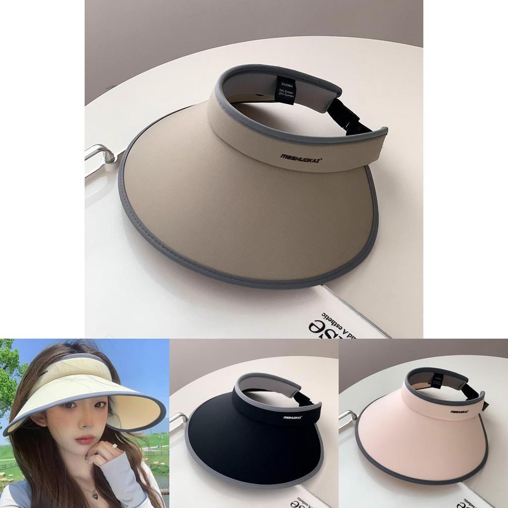 Womens Double Layer Ice Silk Sun Hat With Wide Brim Summer Uv Protection Fashion