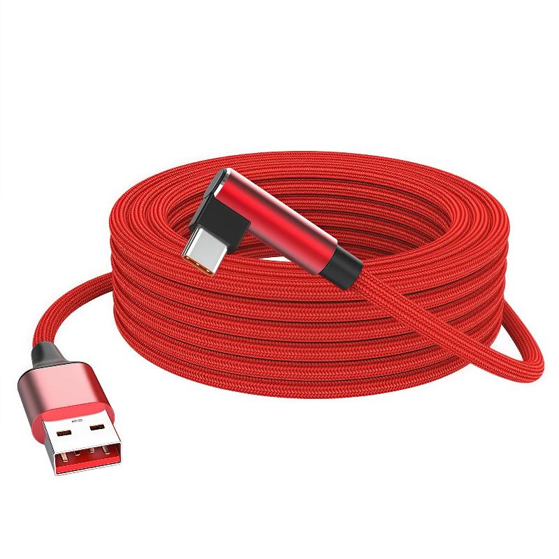 1Pcs 1/1.5/2Meters PD 60W 6A Fast Charge Charging Cable USB-A TO TYPE-C Elbow DATA 480Mbps For Phone Accessories