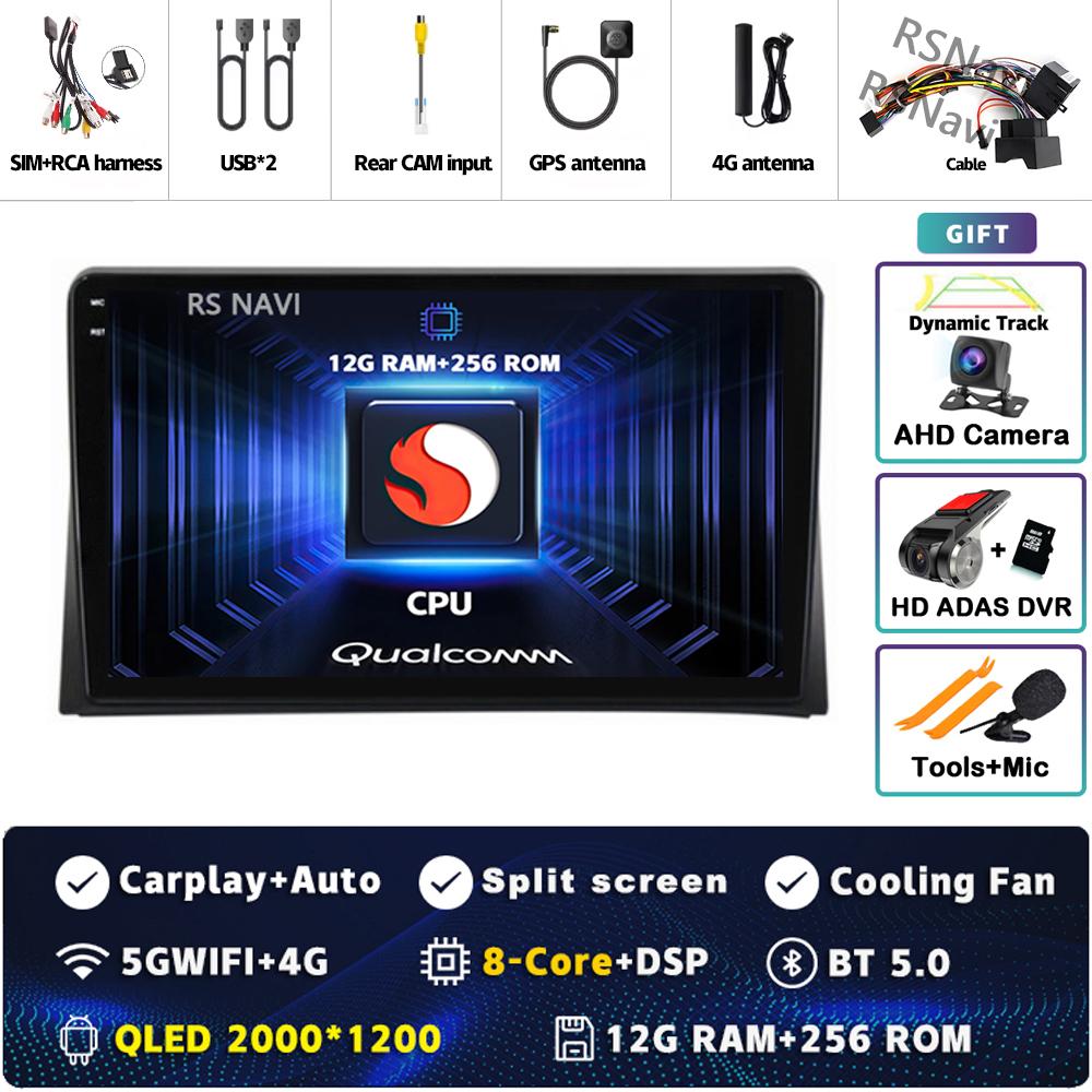 Android 14 Carplay Auto For Volkswagen Multivan T5 2003 - 2015 Car Radio Player Multimedia Stereo Navigation 2 DIN Head Unit BT