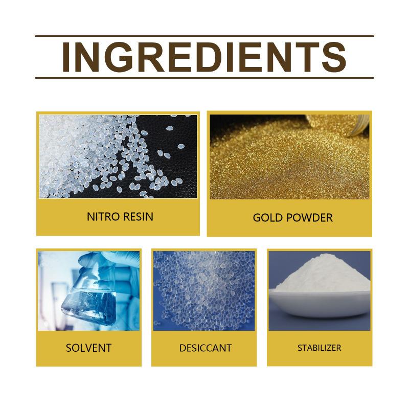Weather Resistant Water Based Gold Paint For Metal Outdoor Decorative Columns And Furniture Finishing MIT
