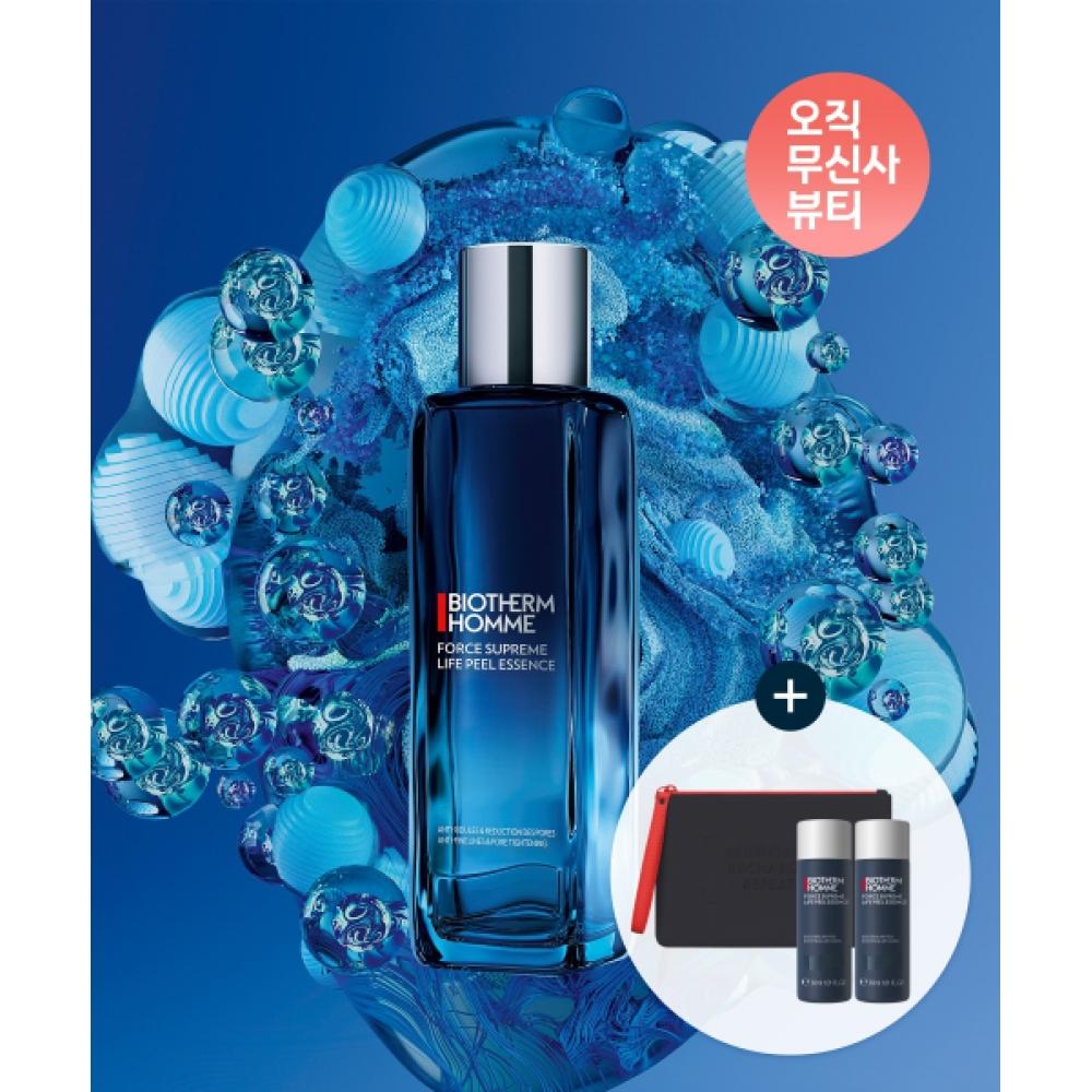 Biotherm Force Supreme Life Peel Essence 150ml Set +60ml +pouch