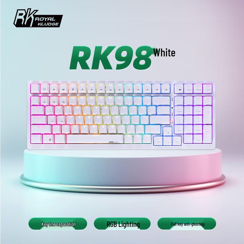 RK98 98-Key Hot-Swappable RGB Mechanical Keyboard