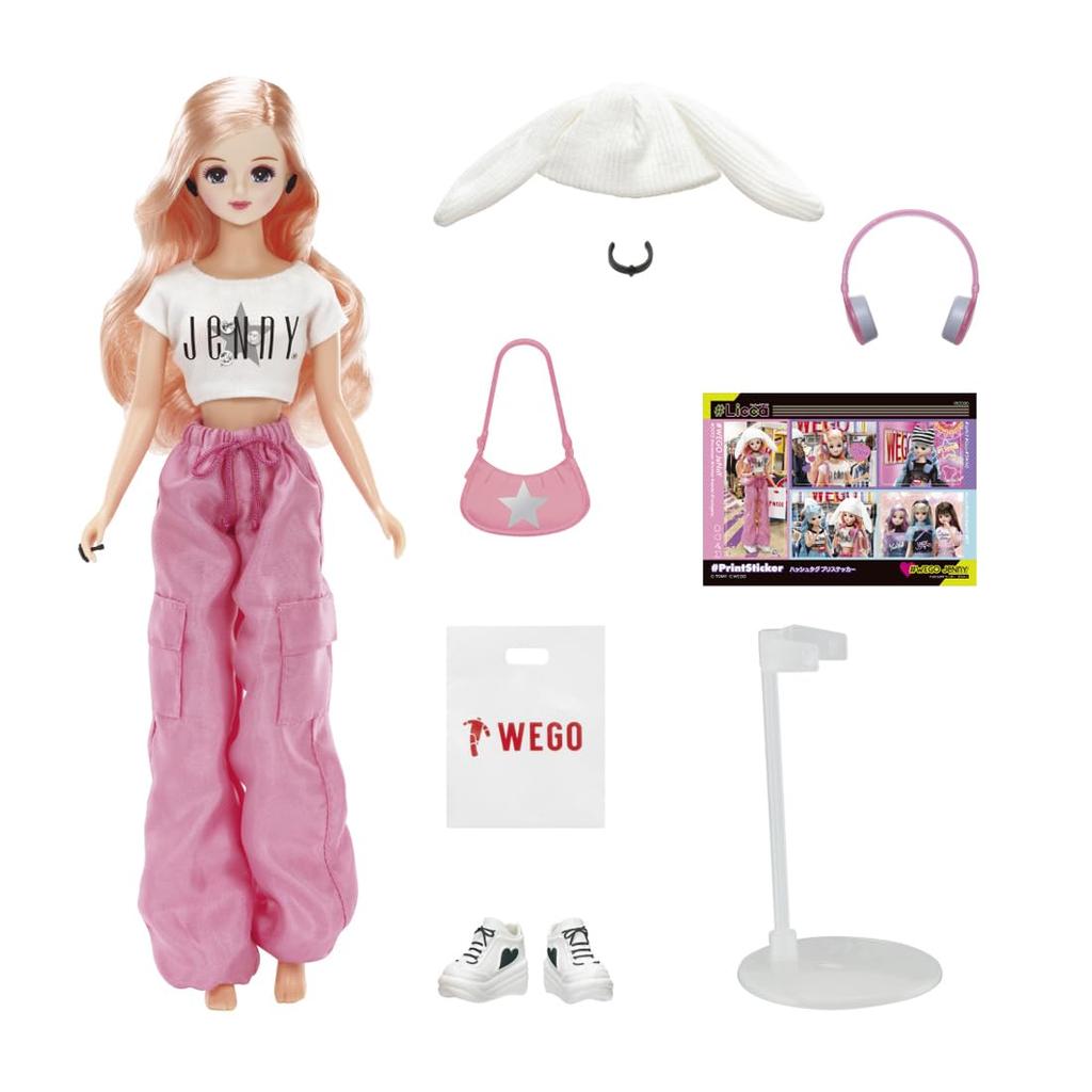 TAKARA TOMY Doll Jenny Play Toy Ages Licca-chan #Licca #WEGO Dress-up 3+