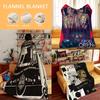 Drama G-Good O-Omens Throw Flannel Cozy Print Blanket, Portable, Durable Machine Washable Cute Cool