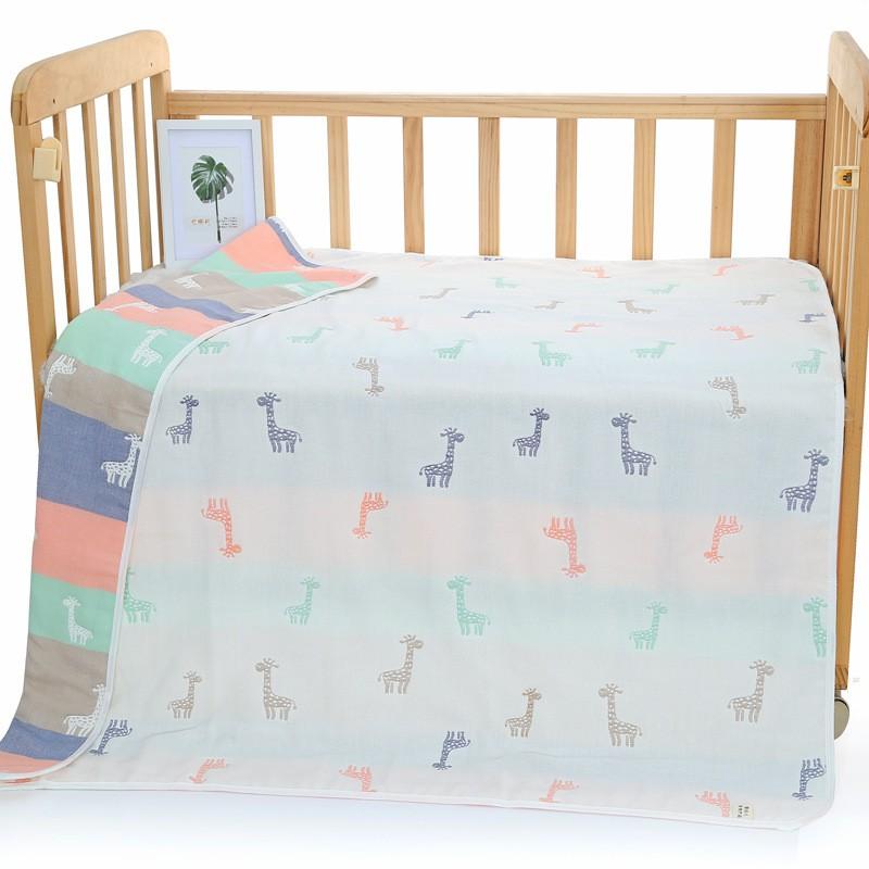 Baby Bath Towel Infant Toddler Blanket Cotton Gauze 6 Layer Muslin Wrap Newborn