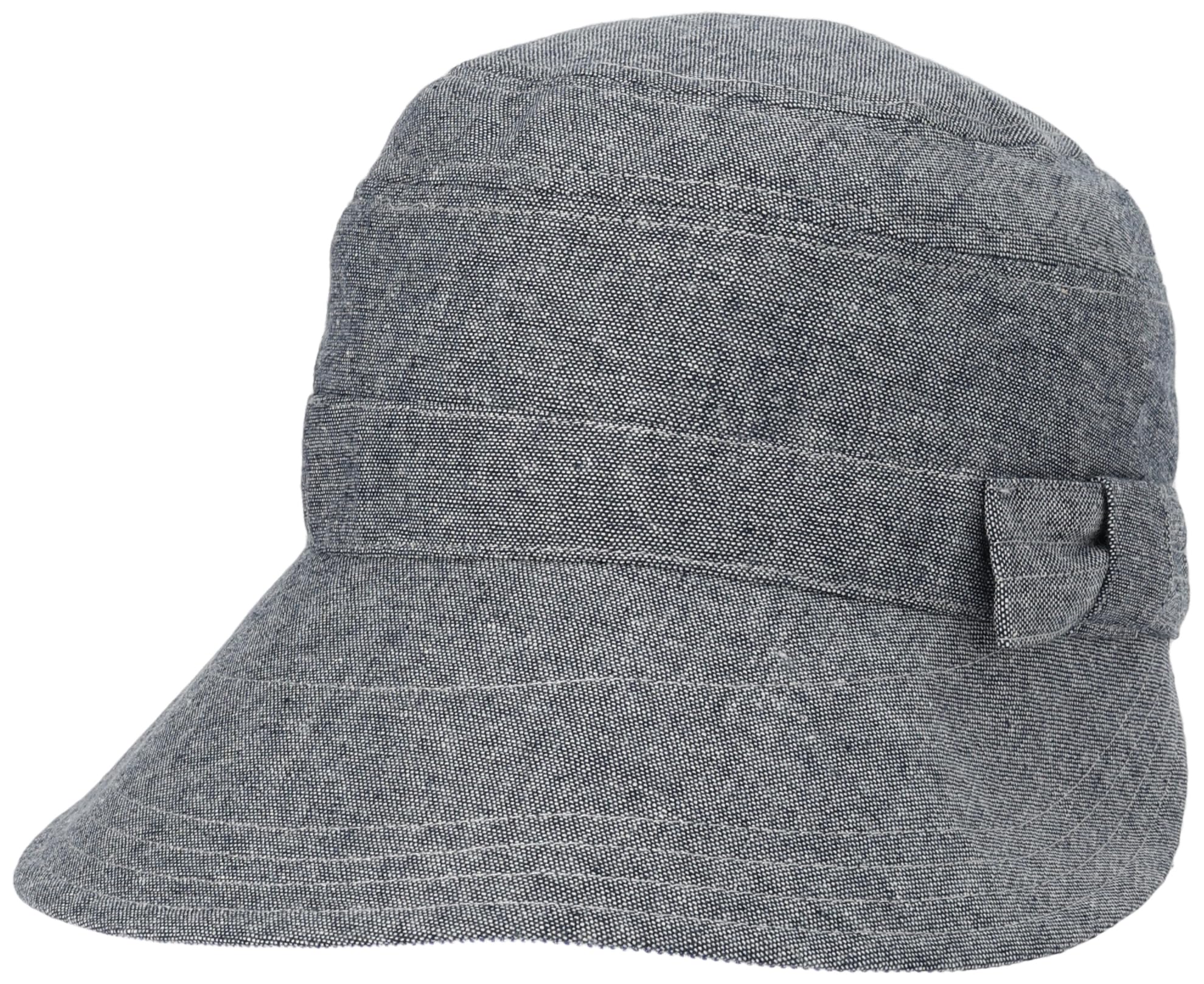 

Cap Jockey Hat Long Brim UV Protection Hand Washable Stripe Blue [Moonbat] Women s 26-408-65321