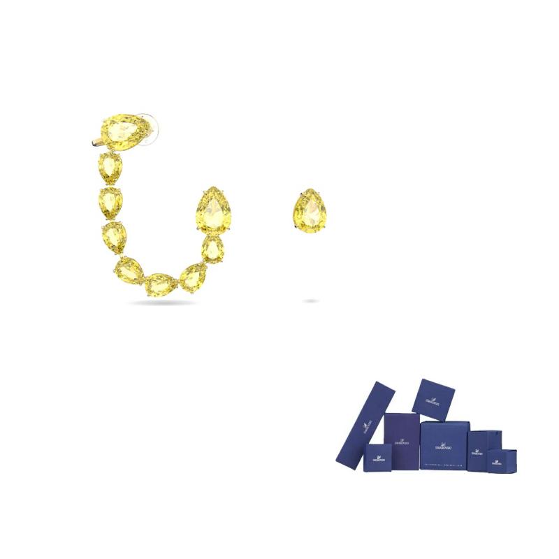 Swarovski Millenia Ohrring-Set Damenohrringe Gelbgold 5613640 Box (Random Color) beige