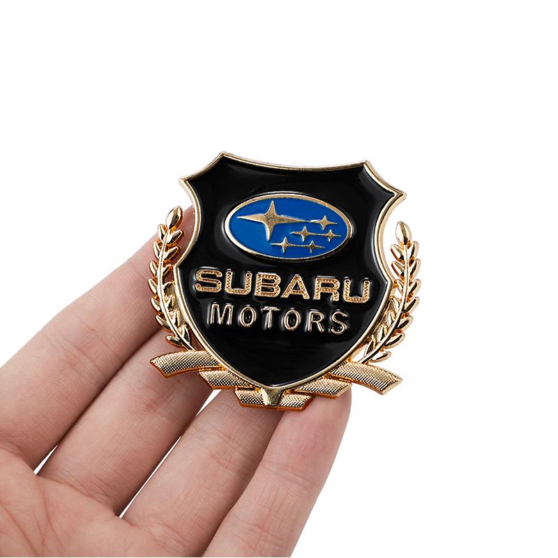 2Pcs Car Metal Eagle Badge Stickers Decorative Accessories For Subaru STI Forester Impreza Legacy Outback XV BRZ WRX Tribeca fiu8