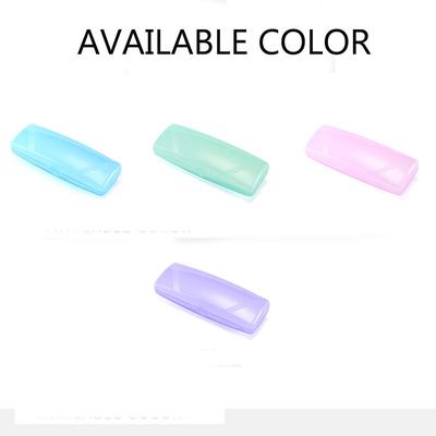 Plastic Transparent Glasses Case Sunglasses Protector Lightweight Portable Glasses Box