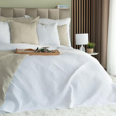 AVILA Decorative Bedspread - Snow White - 170x210cm