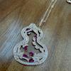 Medieval Style Flower Vine Red Lace Gourd Necklace Ruyi Hollow Collarbone Chain Hair Ruyi National Style
