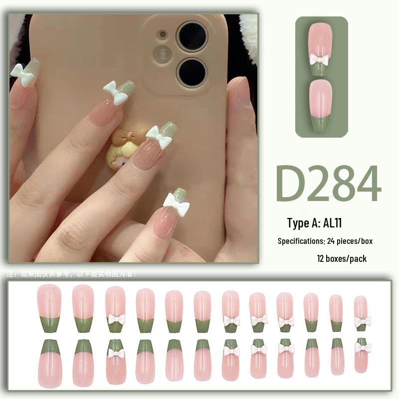 Blush Ice Transparent False Nails - Influencer Style, TikTok Trend, Girlish Manicure Patches