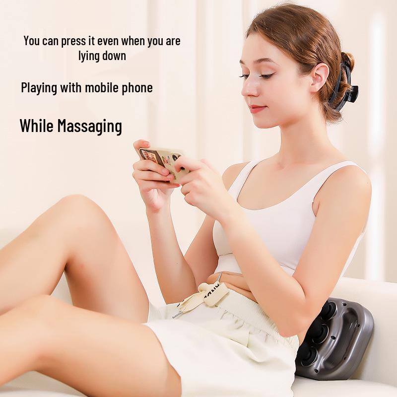 Rechargeable Deep Tissue Fascia Gun with Six Heads for Muscle Relaxation