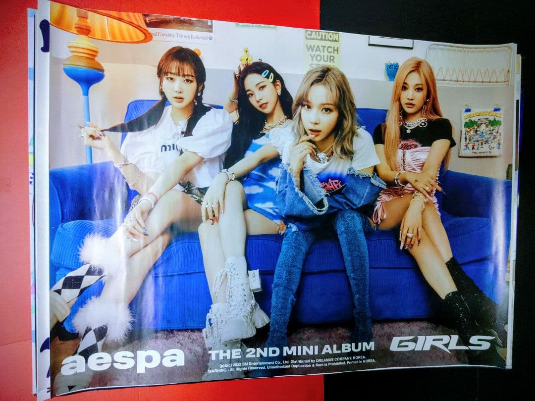 

[USED] K-POP aespa Musician Poster Idol Poster A1