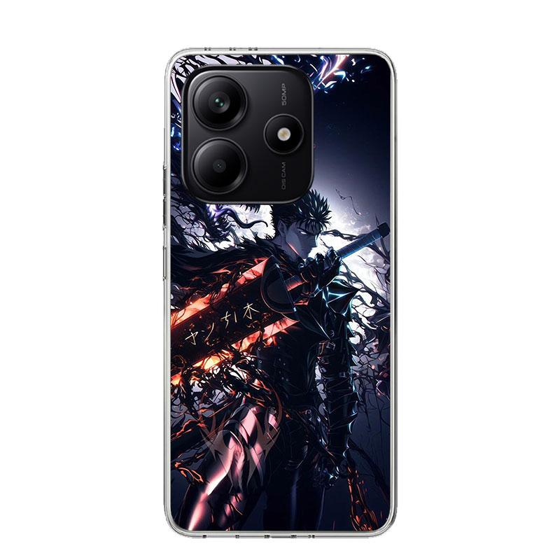 G-Guts B-Berserks Anime Phone Case For Xiaomi Redmi Note 15 14 13 12S 12 Pro Plus 11S 11E 11 11T 10S 10 Art Soft Pattern Cover R