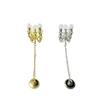1:12 Scale Miniature Vintage Chandelier Gold/silver Crystal Light Model  Doll House Accessories