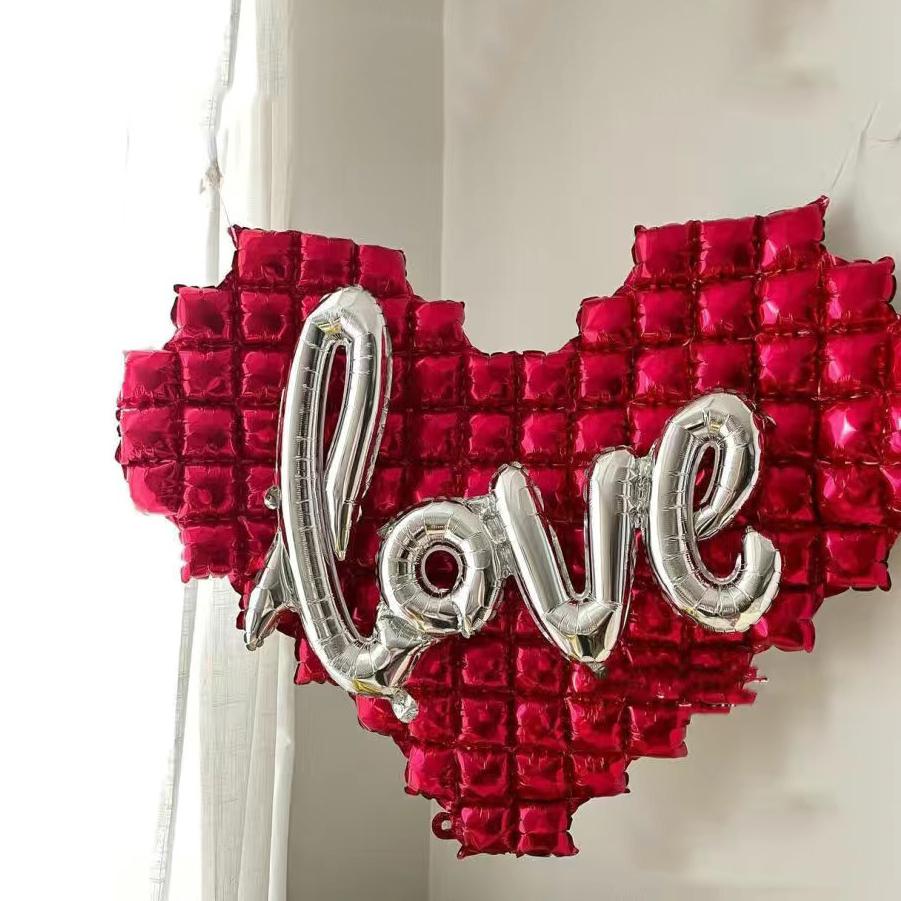 Valentine s Day Love Heart Shaped Decoration Balloon for Valentine s Day Wedding Party DIY Romantic Scene Decoration Balloon 1set
