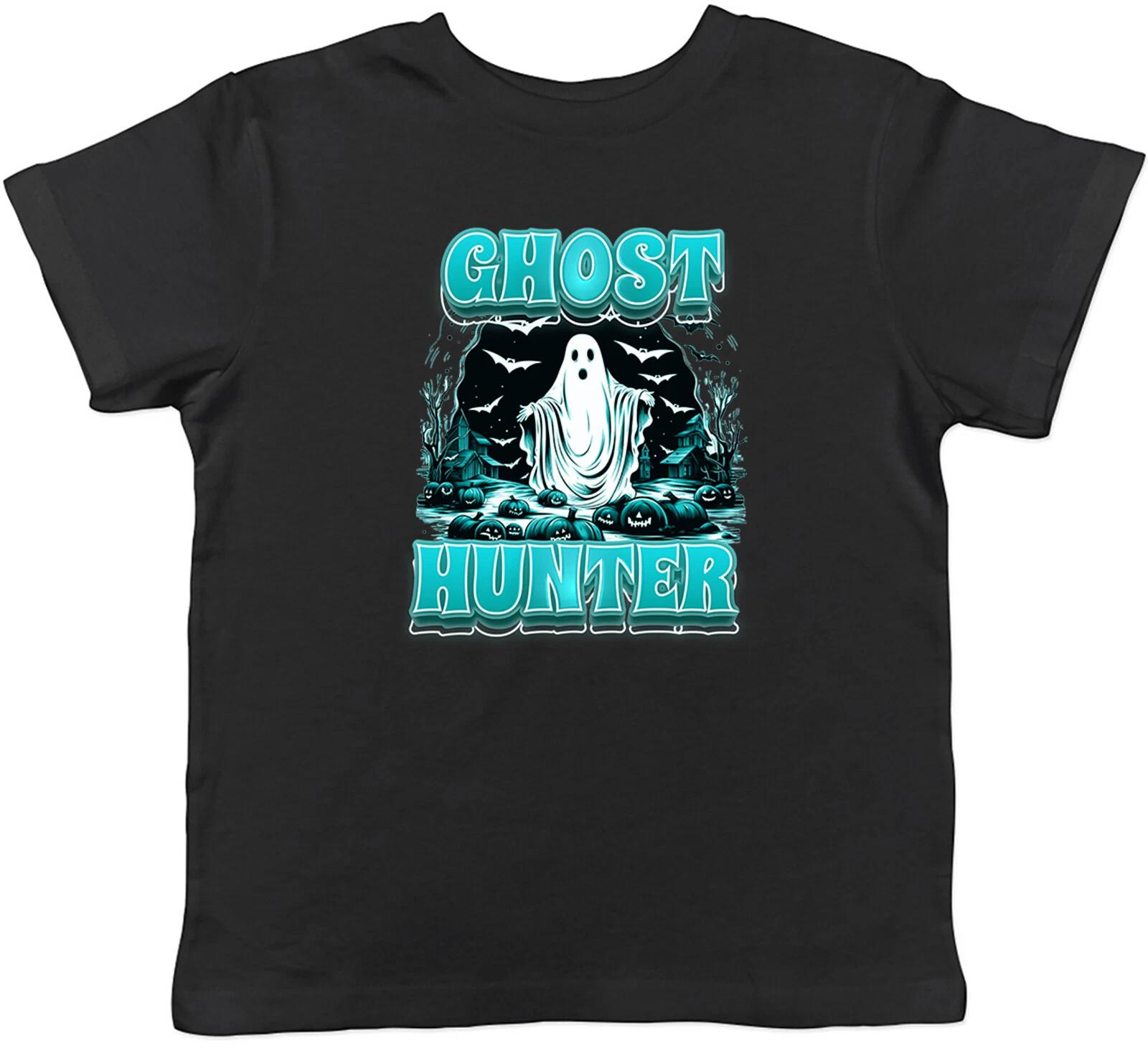 

Ghost Hunter Kids T-Shirt Funny Scary Spooky Spook Childrens Boys Girls Gift 100
