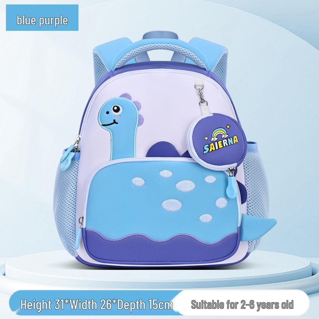 2025 Cute Dinosaur Lightweight Large Capacity Backpack for Kids Aged 2-6