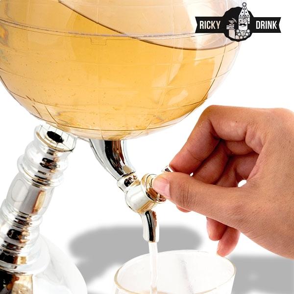 Drink Dispenser In the Shape of the Globe