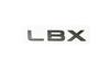 Lexus LBX Rear LBX Logo for AWD Matte Black [Grazio&Co.] Vehicles,
