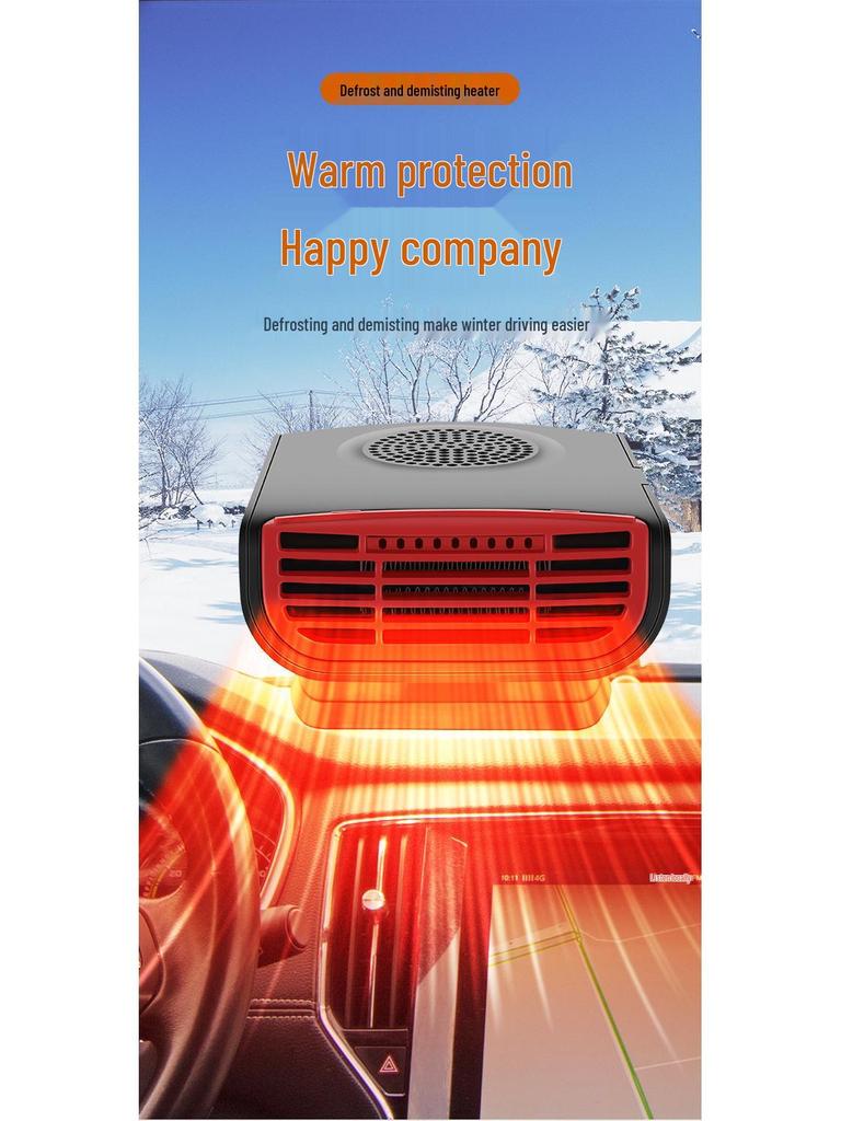 12V Dual-Use Autoheizung & Lüfter zum Enteisen im Winter