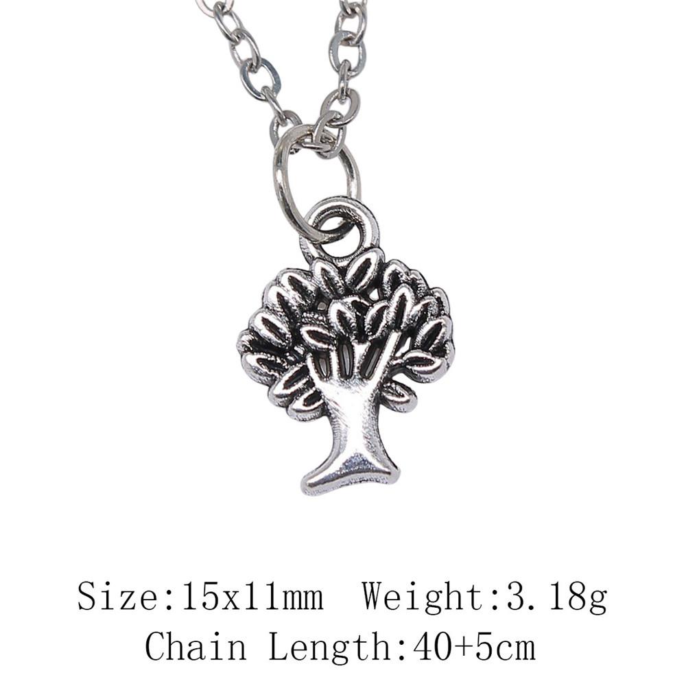 Father's Day On The Neck Plant Tree Of Life Chokers 40cm Short Chain Necklace Cheap Cute Stuff Man Necklace