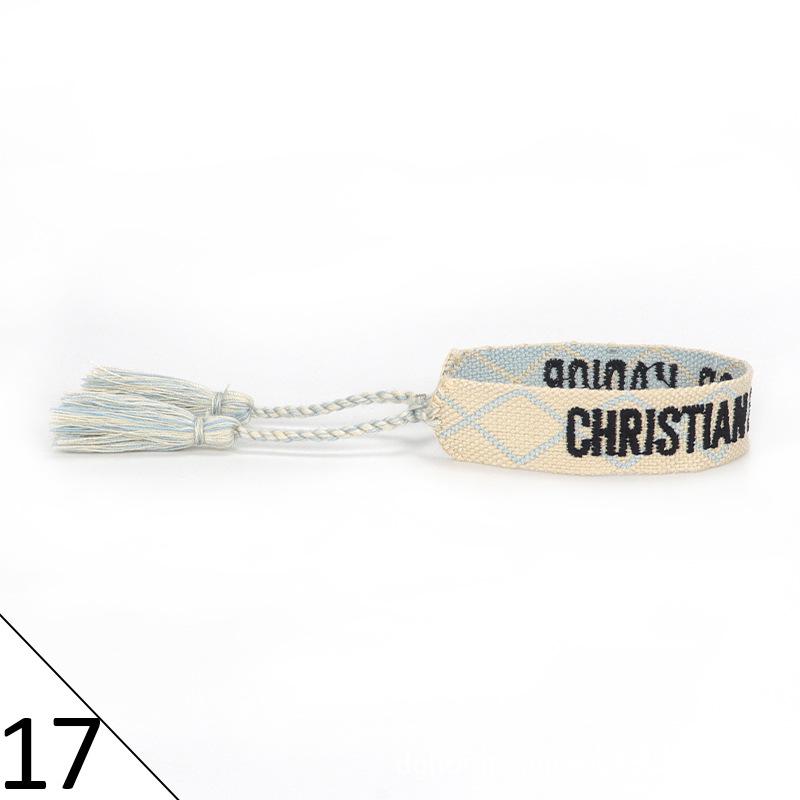 Ethnic Style Hand-Woven Polyester Tassel Bracelet for Women