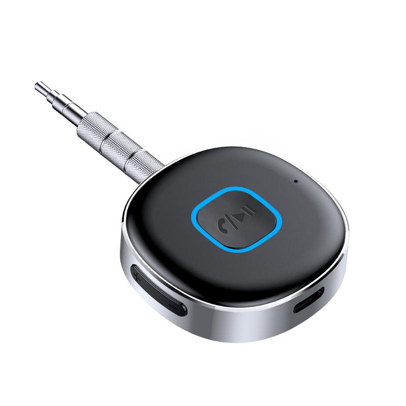 

J33 Bluetooth-Compatible 5.0 Receiver Transmitter Handsfree Adapter For Car Music Audio Aux A2DP Headphone Reciever