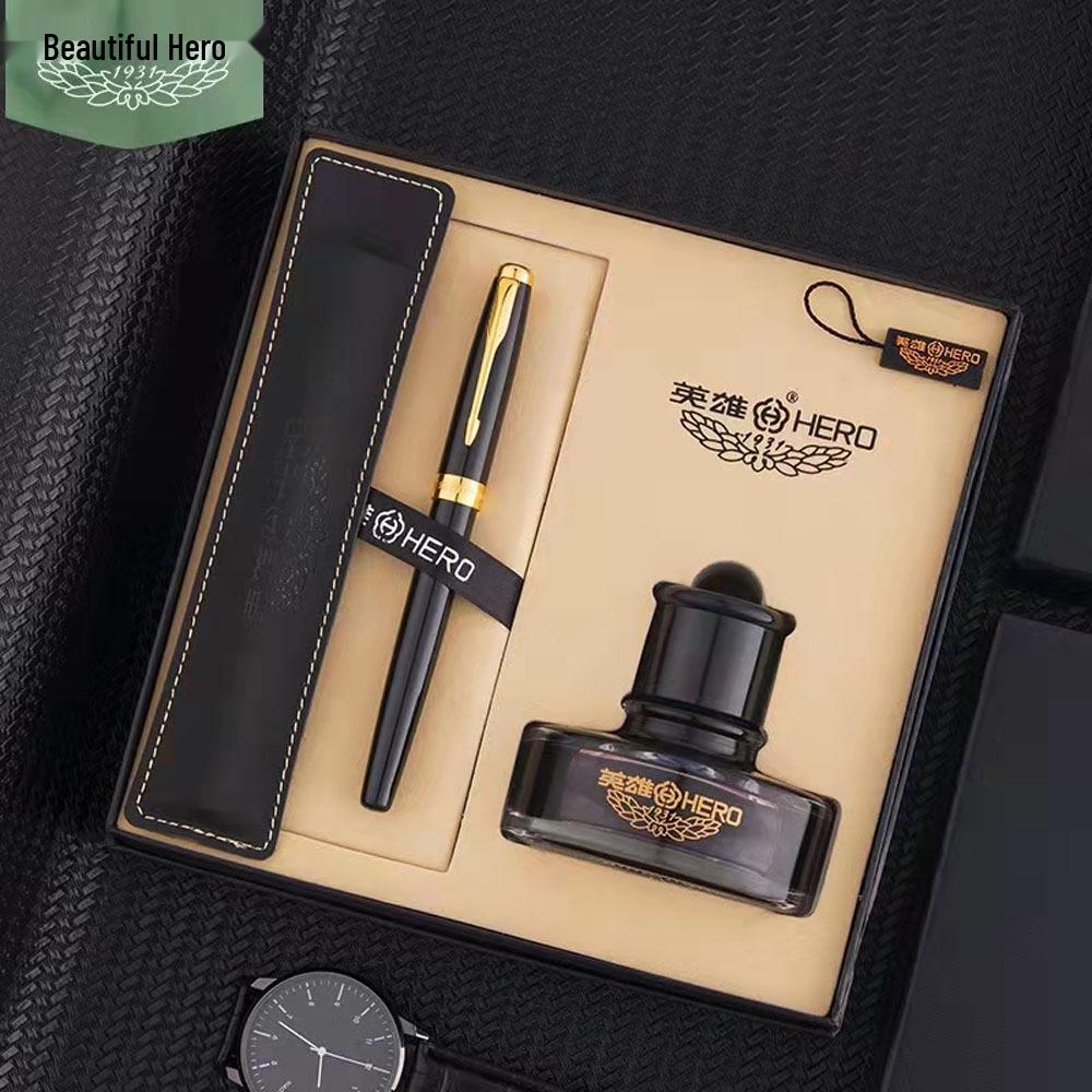 Hero Authentic 1502 Premium Metal Fountain Pen for Business & Calligraphy