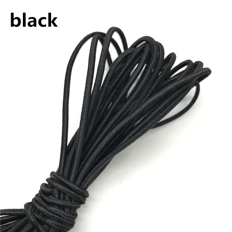 10yards 2mm Colorful High-Quality Round Elastic Rope Round Elastic Band Rubber Band Elastic Line Home DIY Sewing Accessories