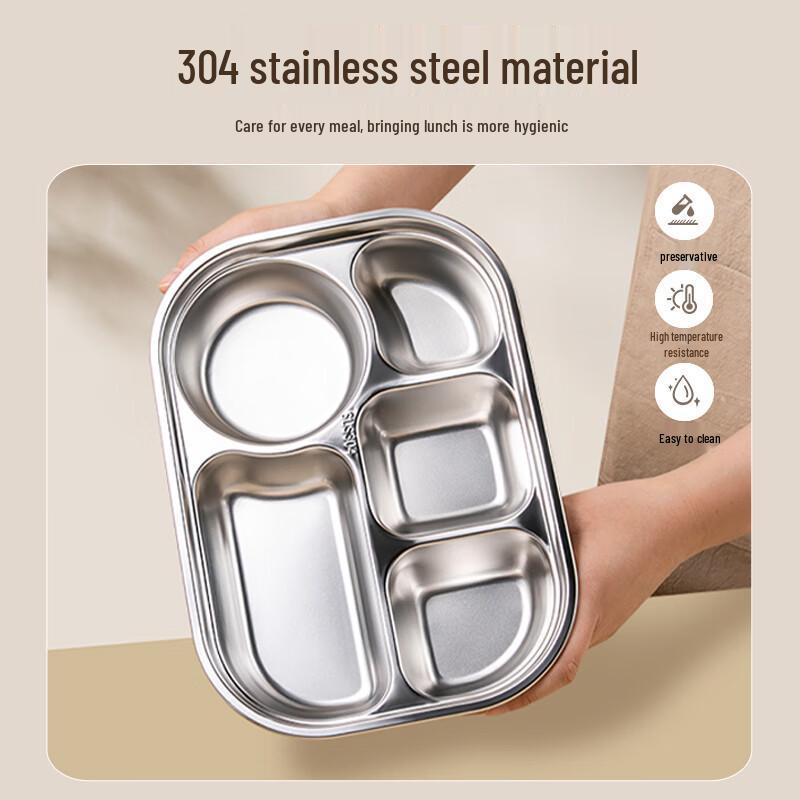 Shuangqiang Edelstahl Isolierte Unterteilte Lunchbox