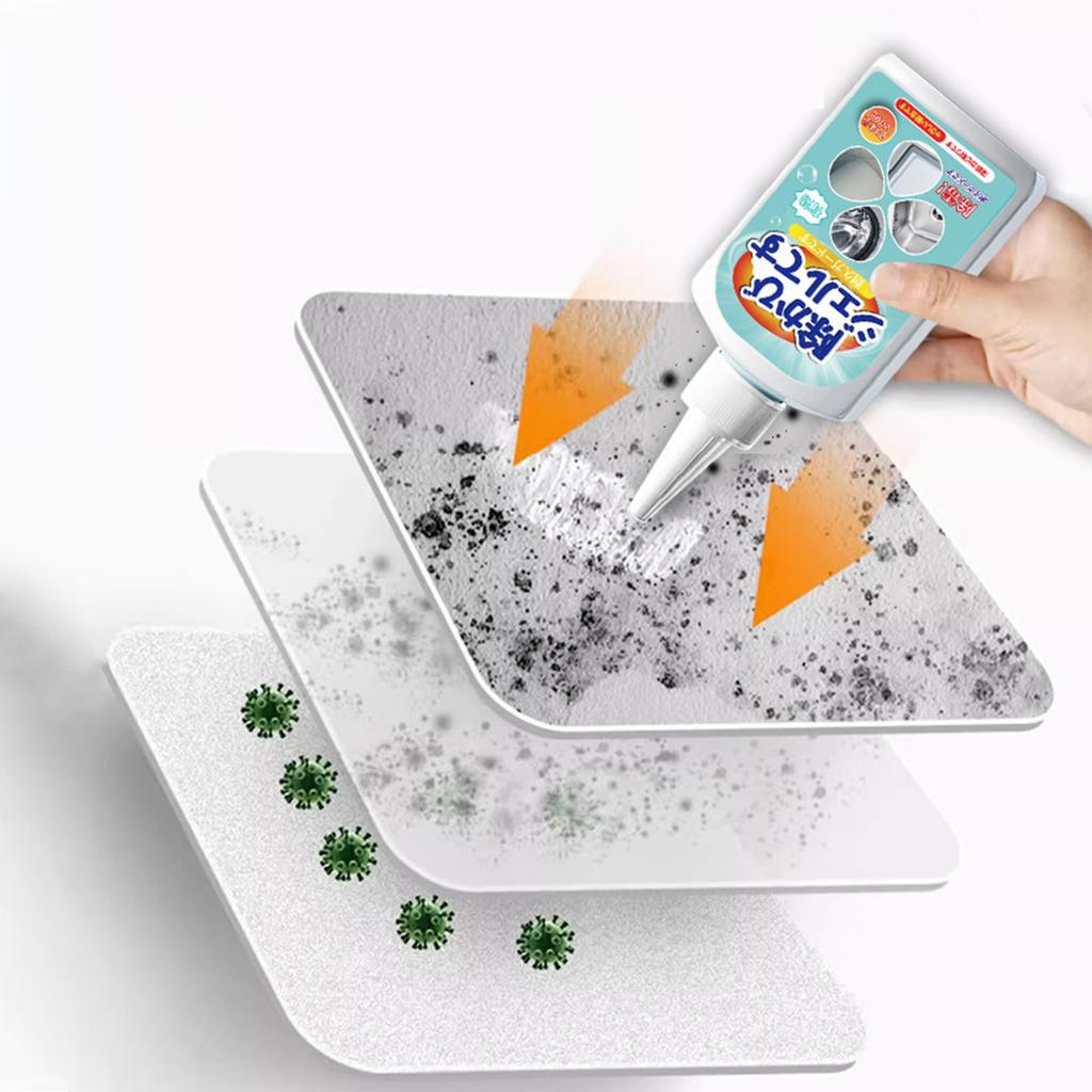Mold Removal Gel, Household Mold Removal Gel, Kitchen Refrigerator Washing Machine Rubber Ring Mold Removal Mold Cleaner 200ml