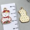 Christmas Drip Oil Jewelry Kit: Santa, Snowman, Bell, Reindeer Pendants for Bracelets & Keychains